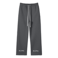 NEMA Fleece Straight Leg Pants (Dark Grey )