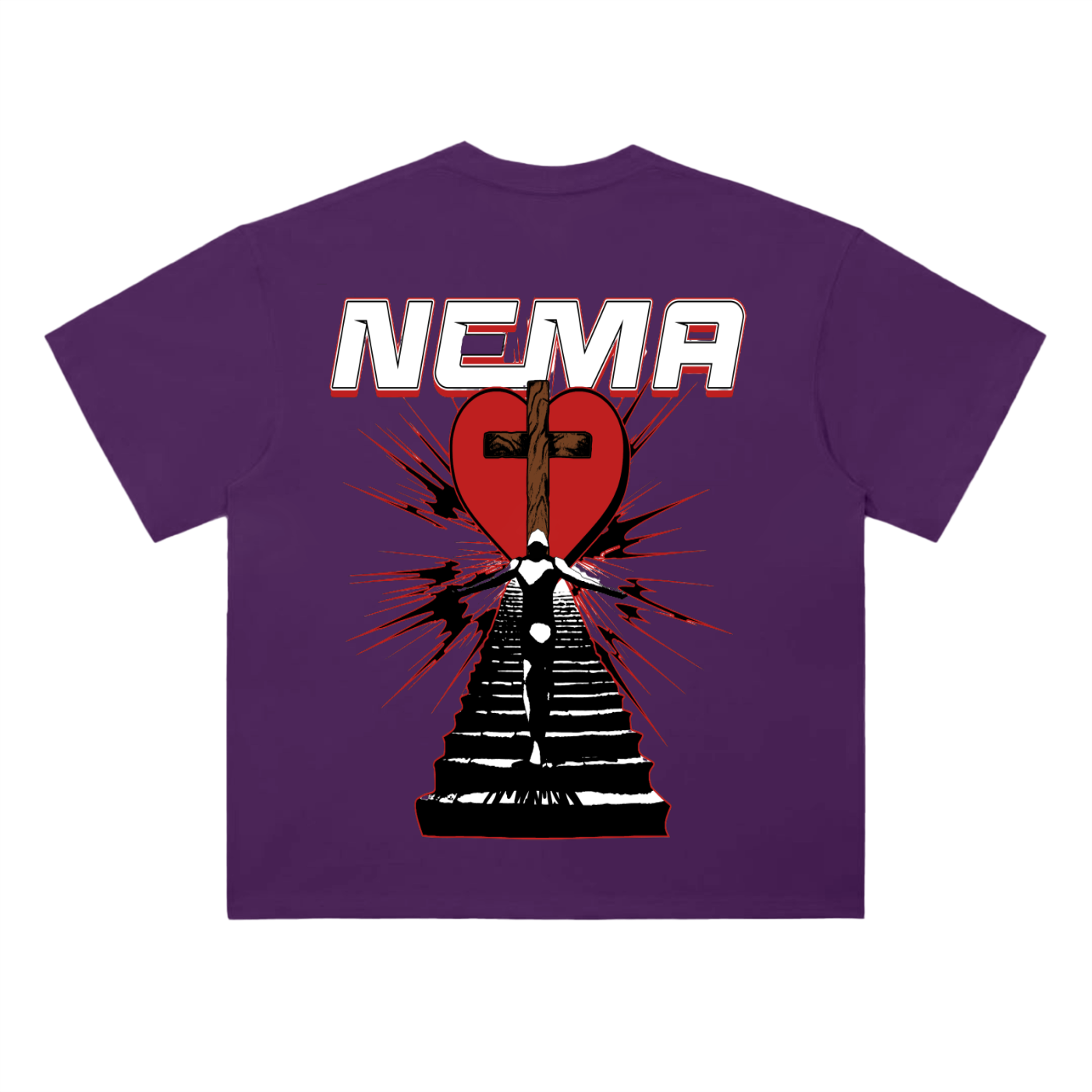 Heavyweight Drop Shoulder Cotton T-Shirt