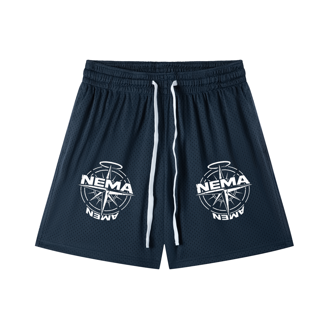 Mesh Drawstring Shorts