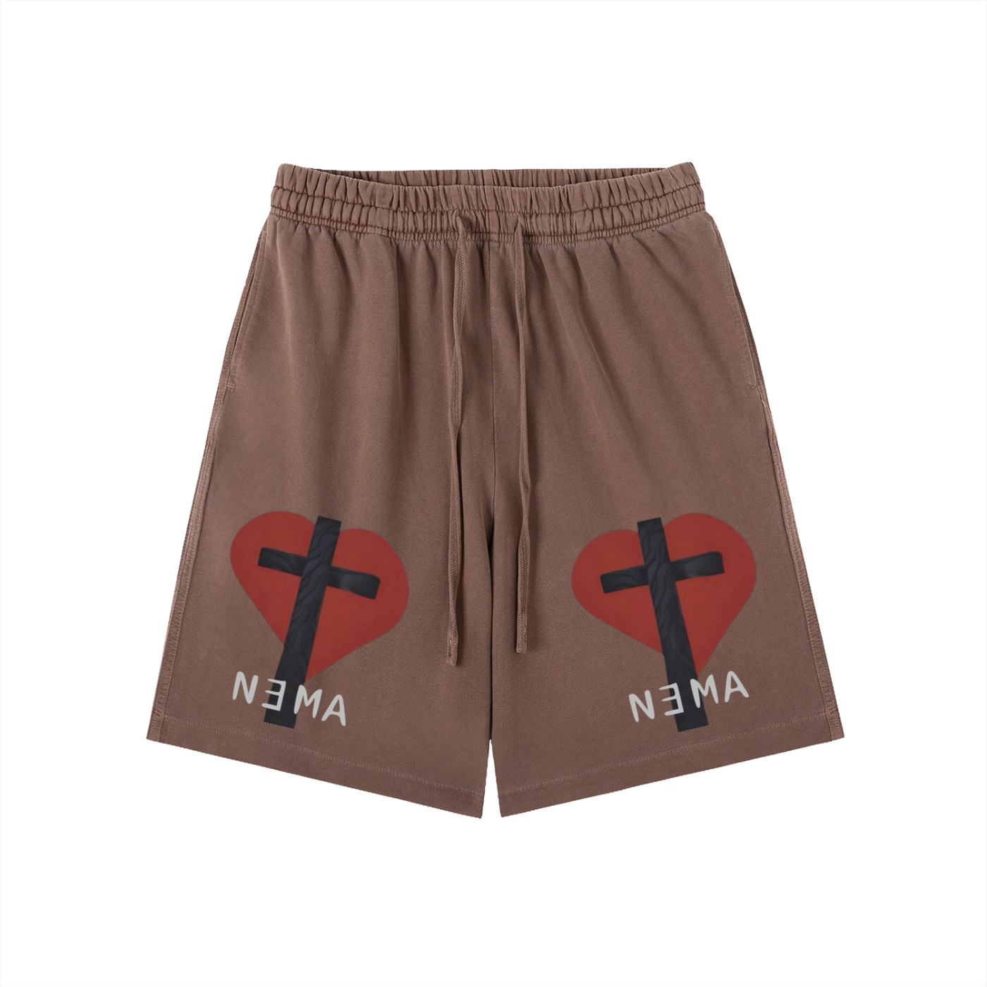 Vintage Wash Cotton Shorts