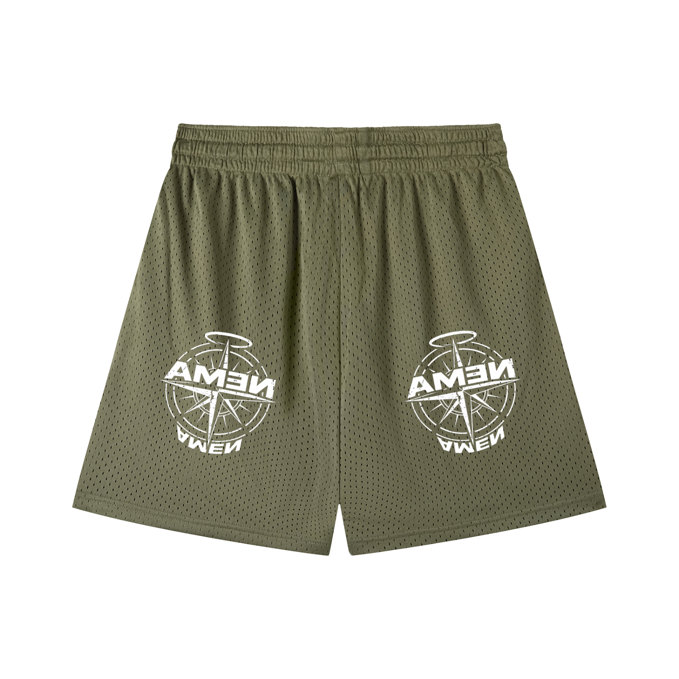 Mesh Drawstring Shorts