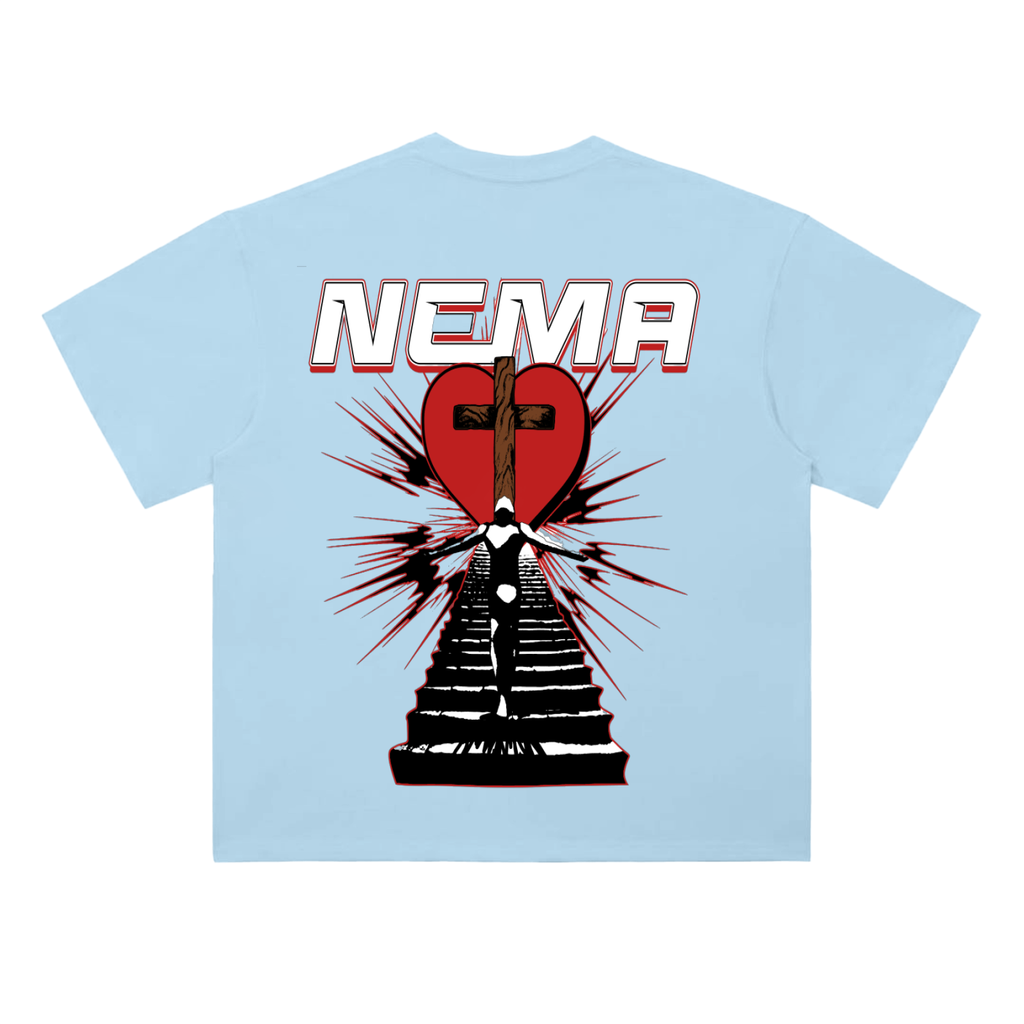 Heavyweight Drop Shoulder Cotton T-Shirt