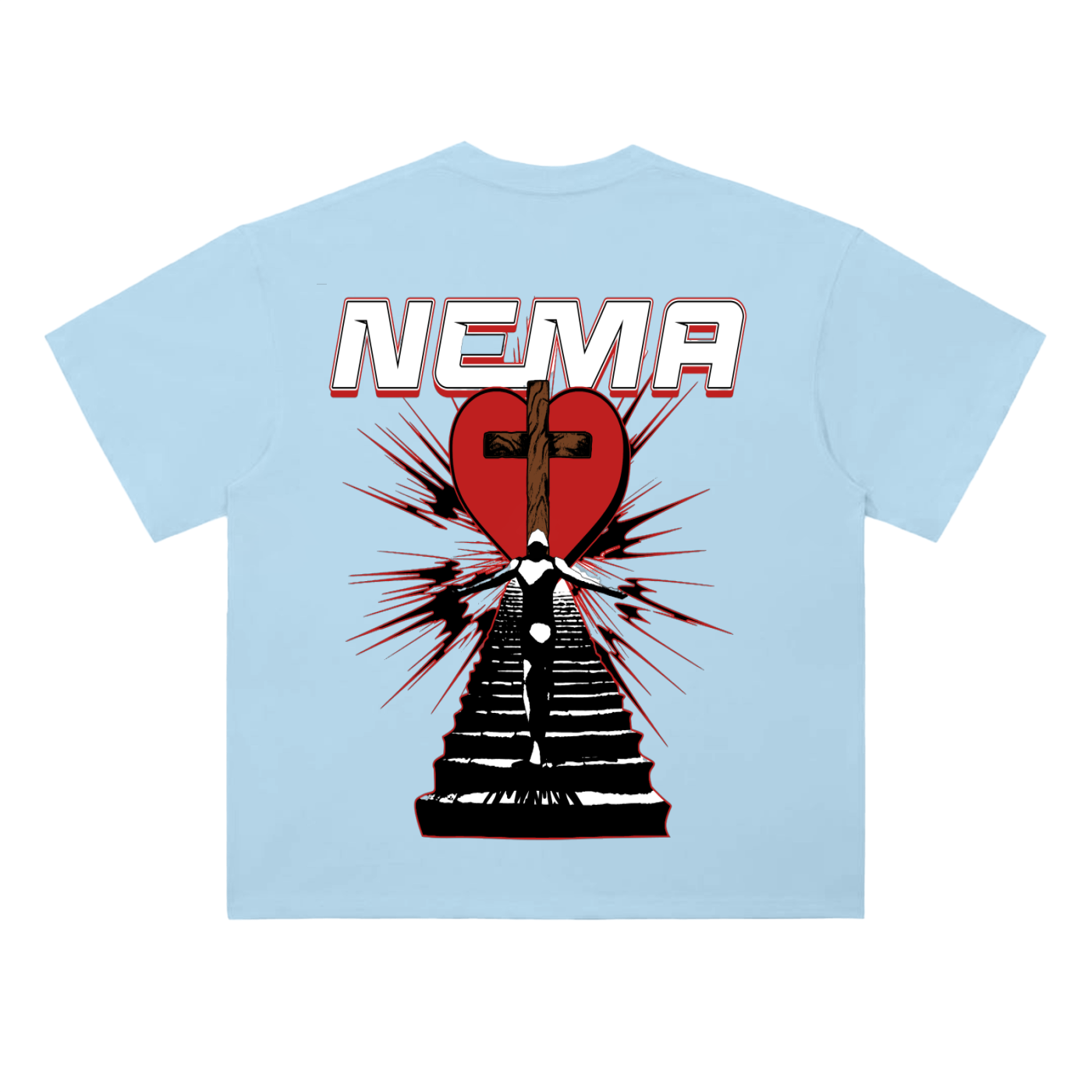 Heavyweight Drop Shoulder Cotton T-Shirt