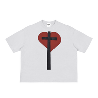 Fight For Love  Boxy Tee (White)
