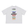 NEMA Graphic  Boxy Tee l (White)