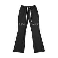 Flared Sweatpants (Black)