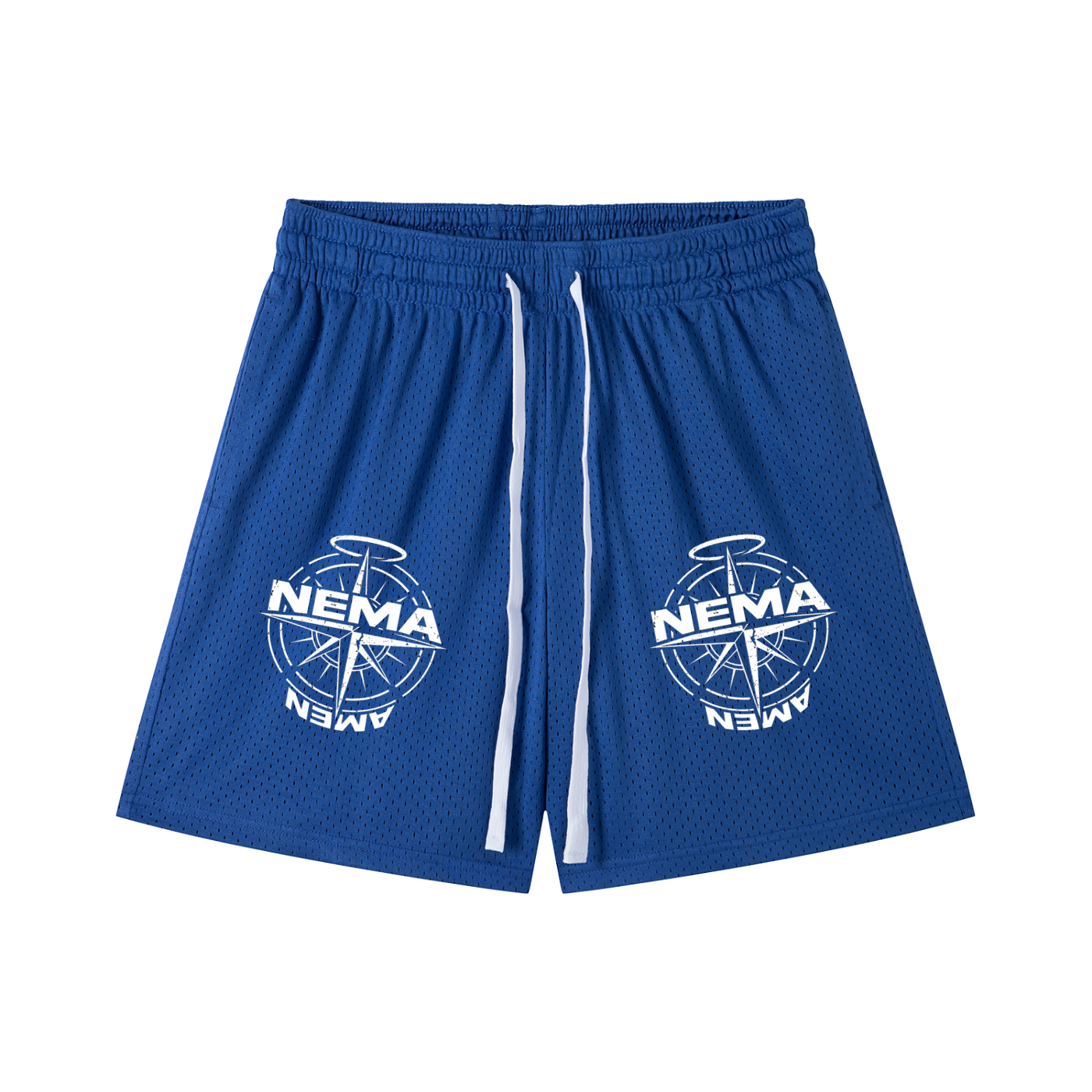 Mesh Drawstring Shorts