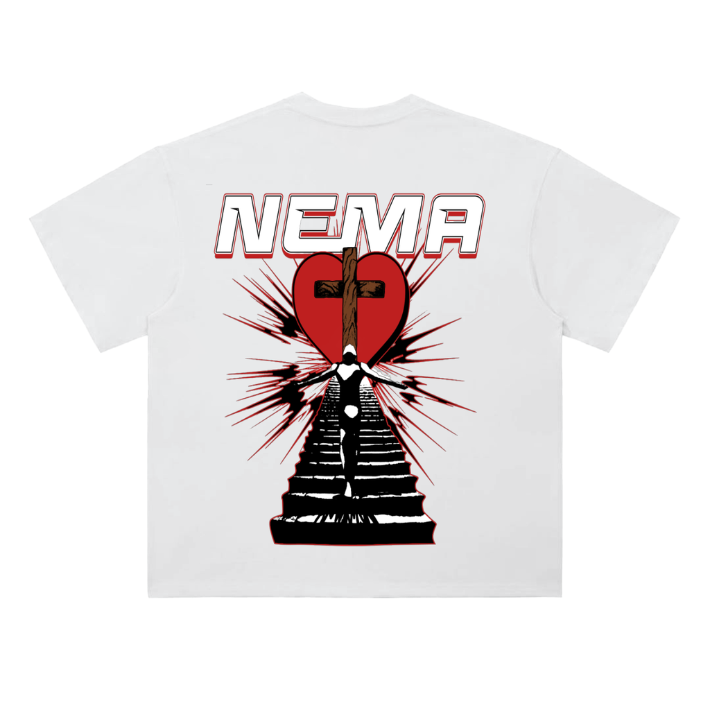 Heavyweight Drop Shoulder Cotton T-Shirt