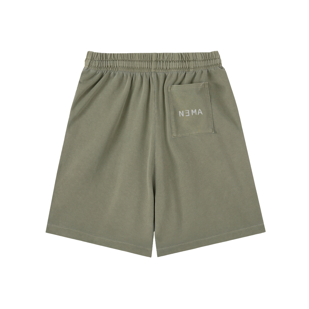 Vintage Wash Cotton Shorts