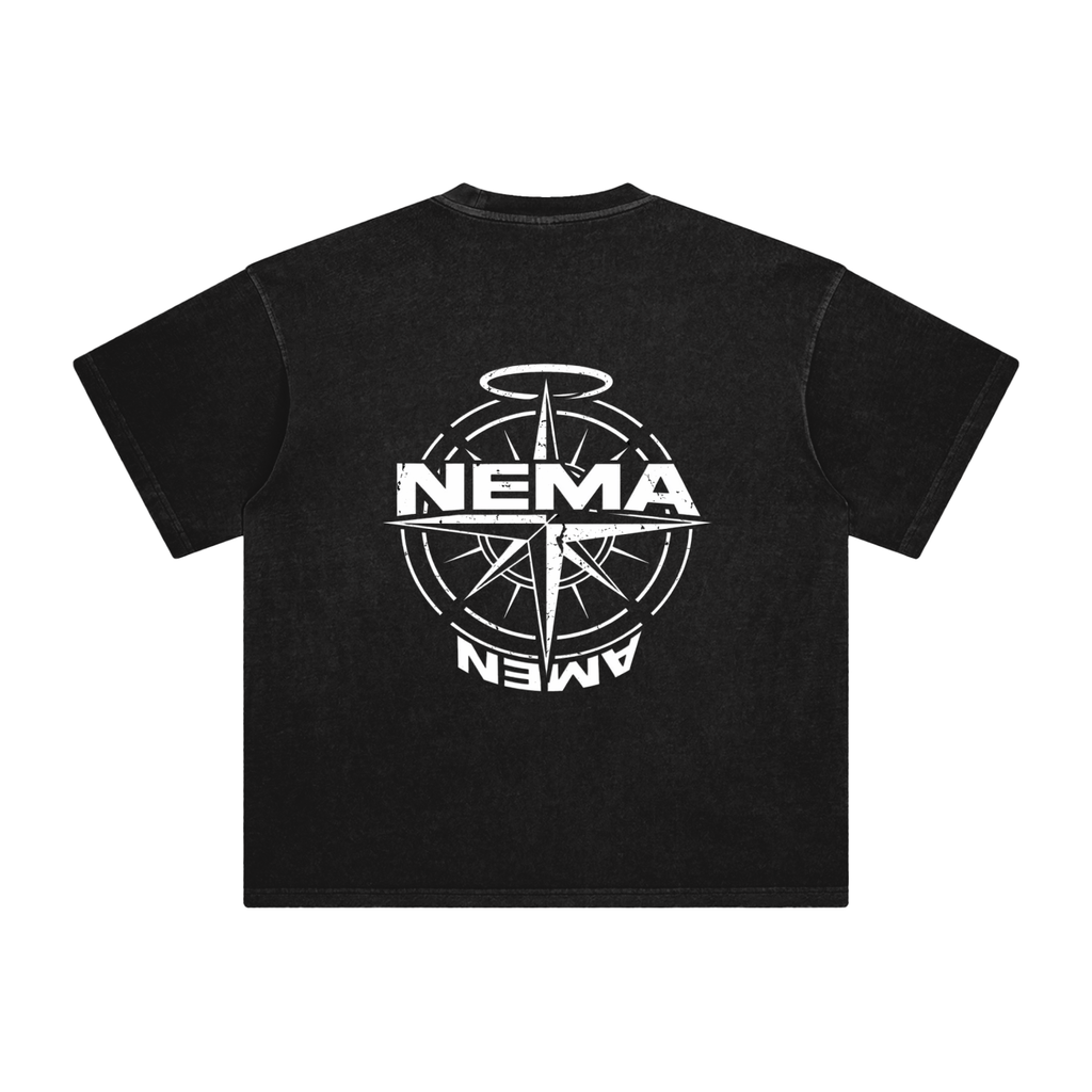 NEMA Graphic Washed T-Shirt (Black)
