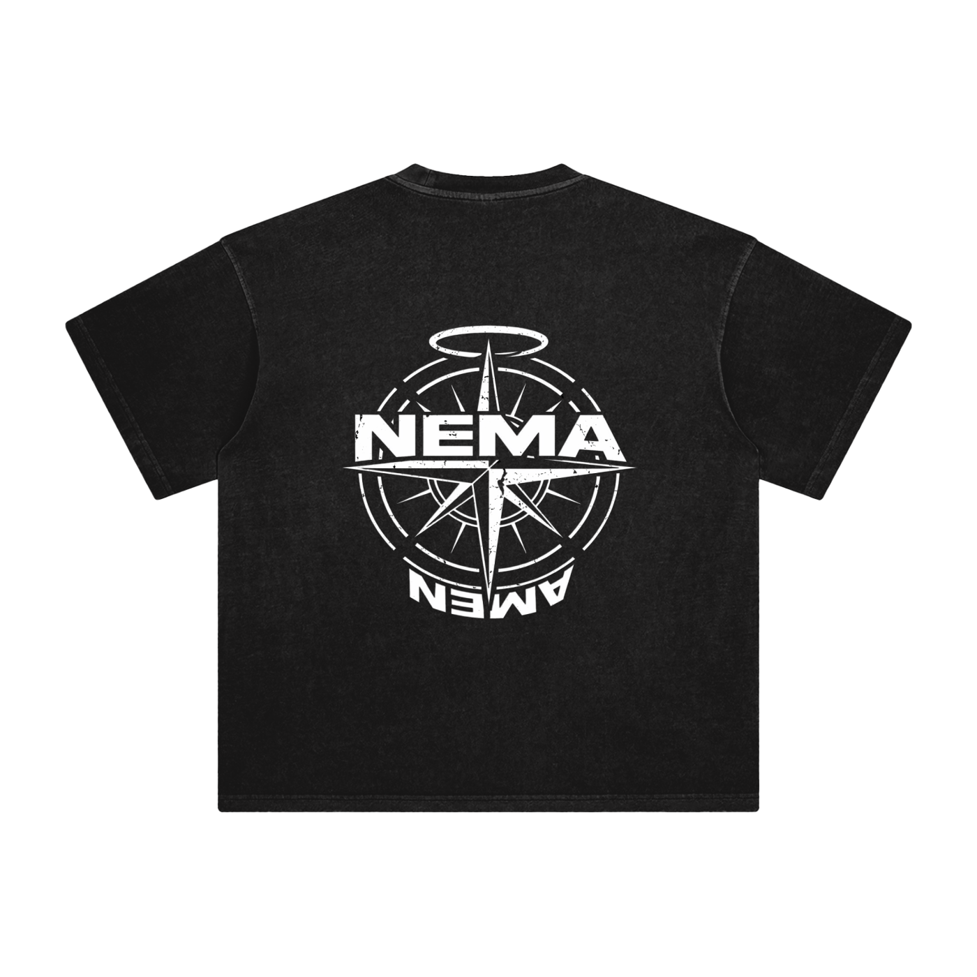 NEMA Graphic Washed T-Shirt (Black)