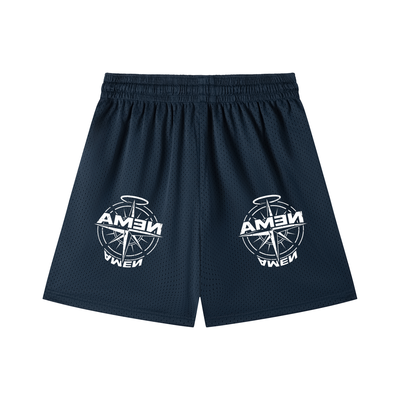 Mesh Drawstring Shorts