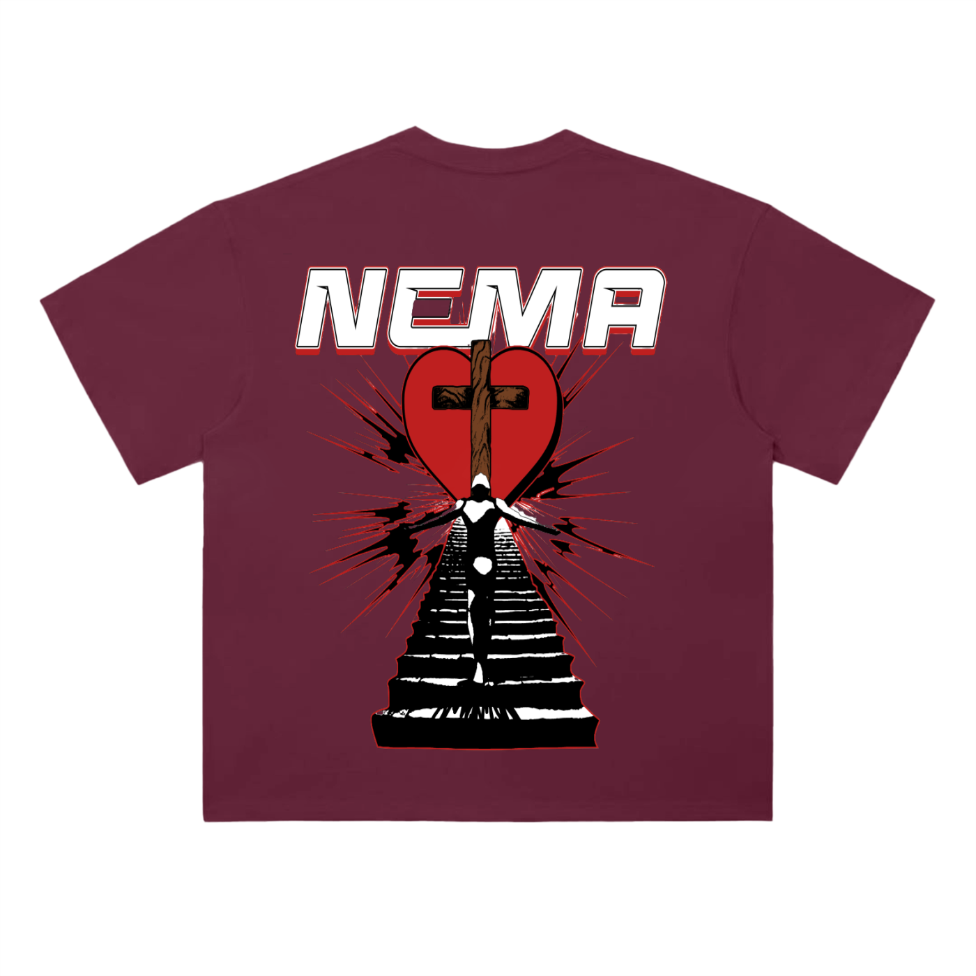 Heavyweight Drop Shoulder Cotton T-Shirt