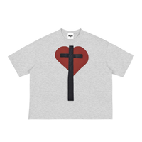 Fight For Love  Boxy Tee (Grey)