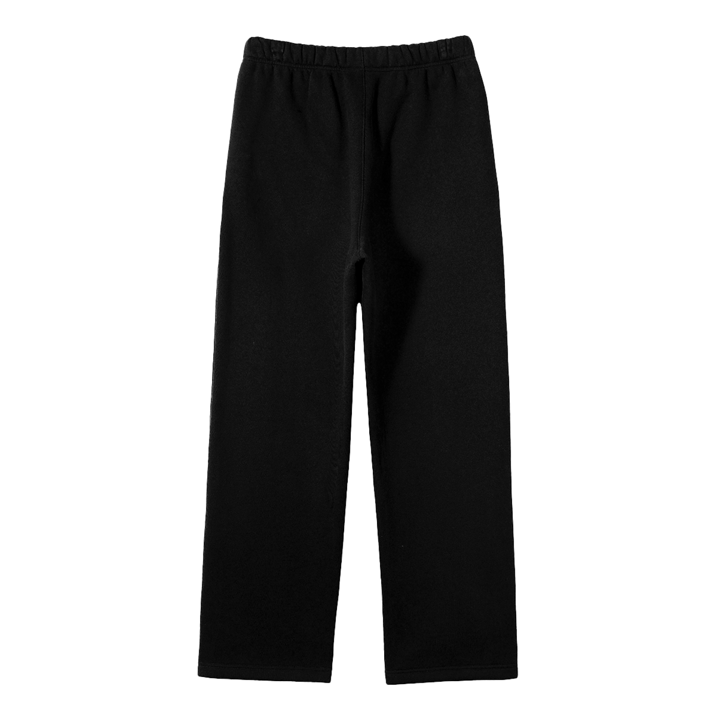 NEMA Solid Color Fleece Straight Leg Pants (Black)