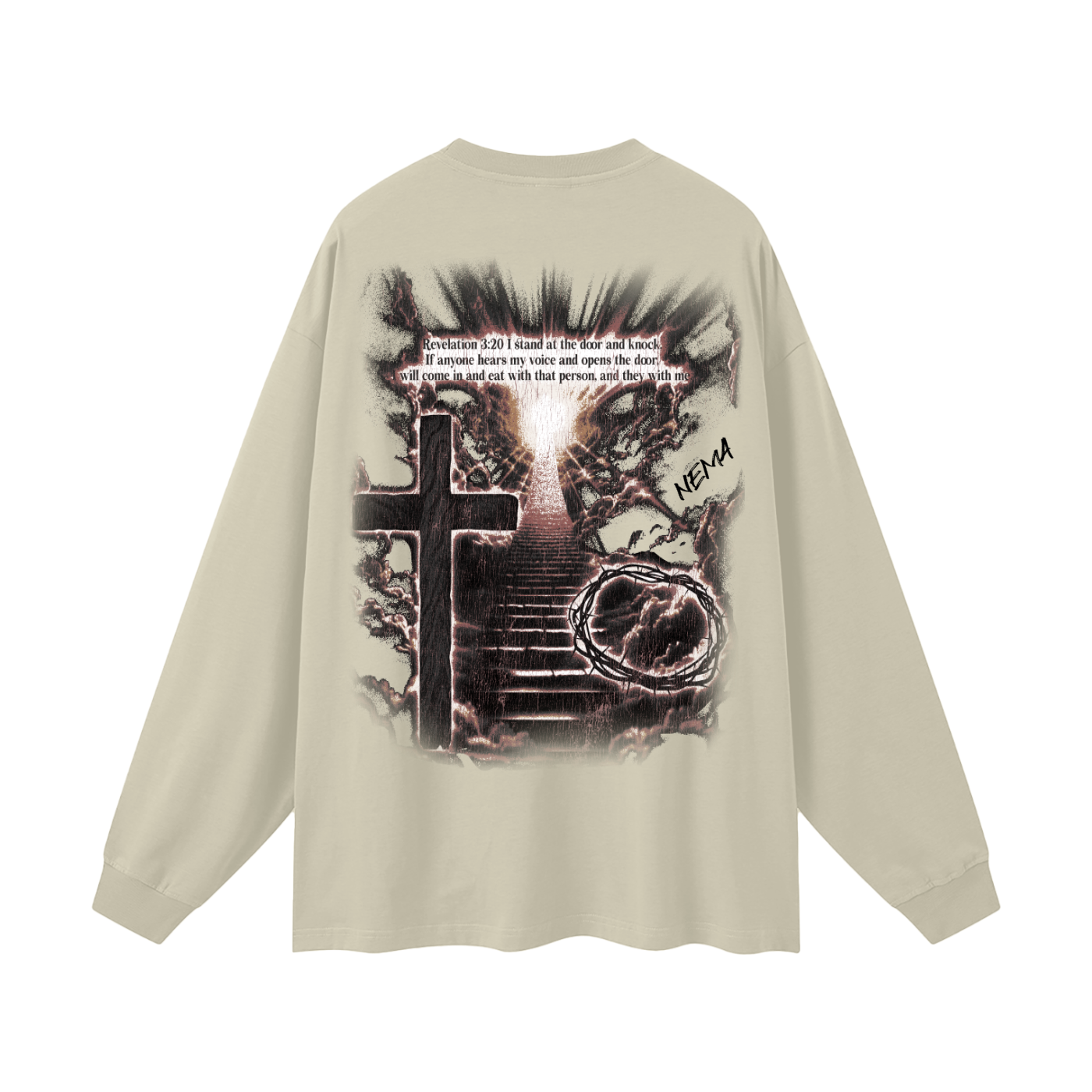 Oversized Unisex Long Sleeve T-Shirt