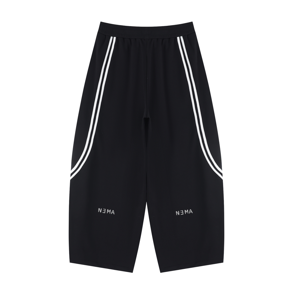 Unisex Wide Leg Piping Sweatpants