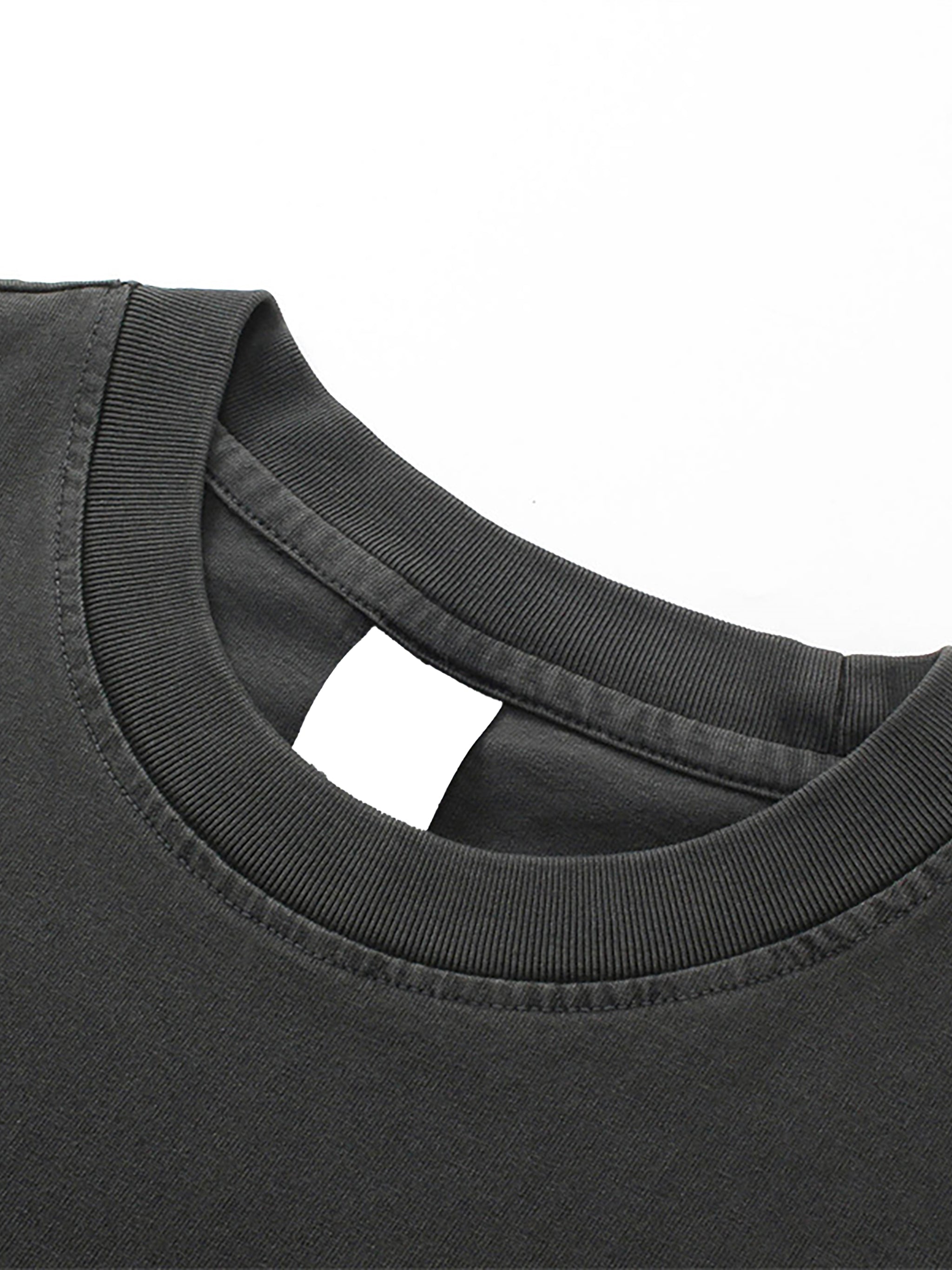 NEMA Graphic Washed T-Shirt (Black)